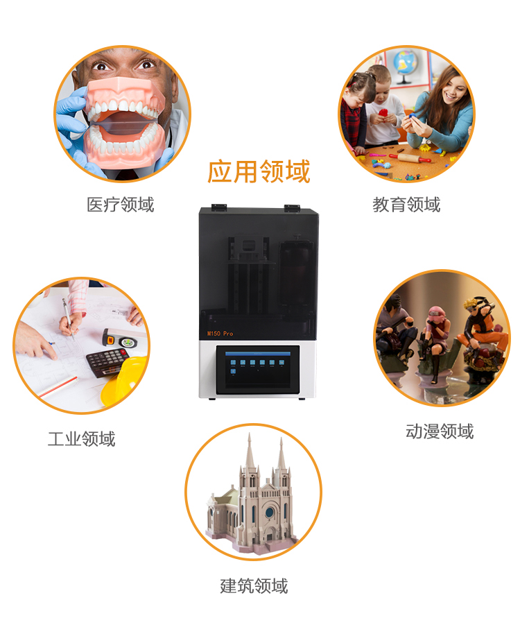 高精度LCD光固化3D打印機智能易用(圖1)