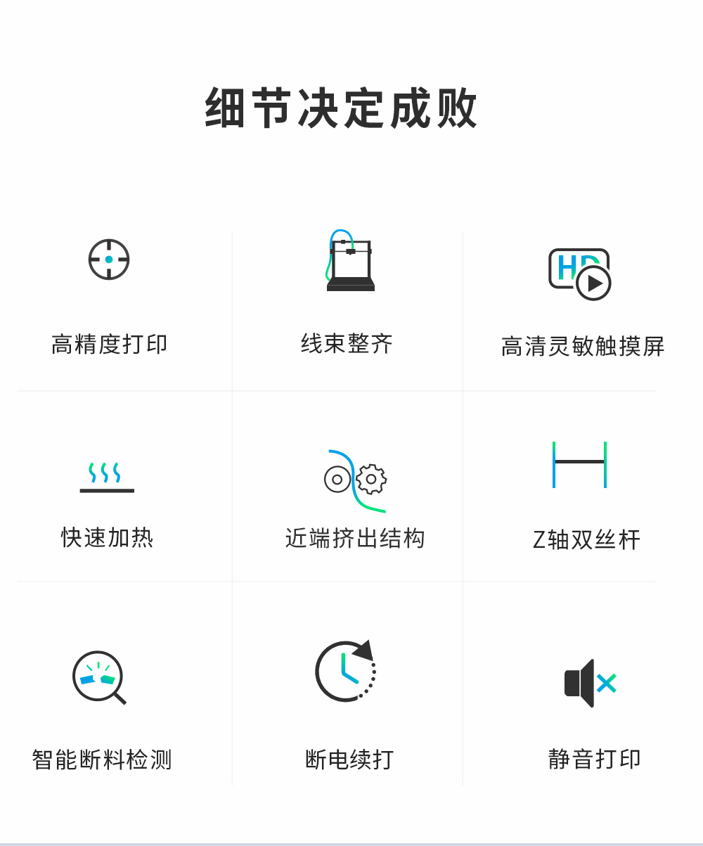 新品| 全新升級 D3 一體式專業(yè)級3D打印機 (圖2) 新品| 全新升級 D3 一體式專業(yè)級3D打印機 (圖2)